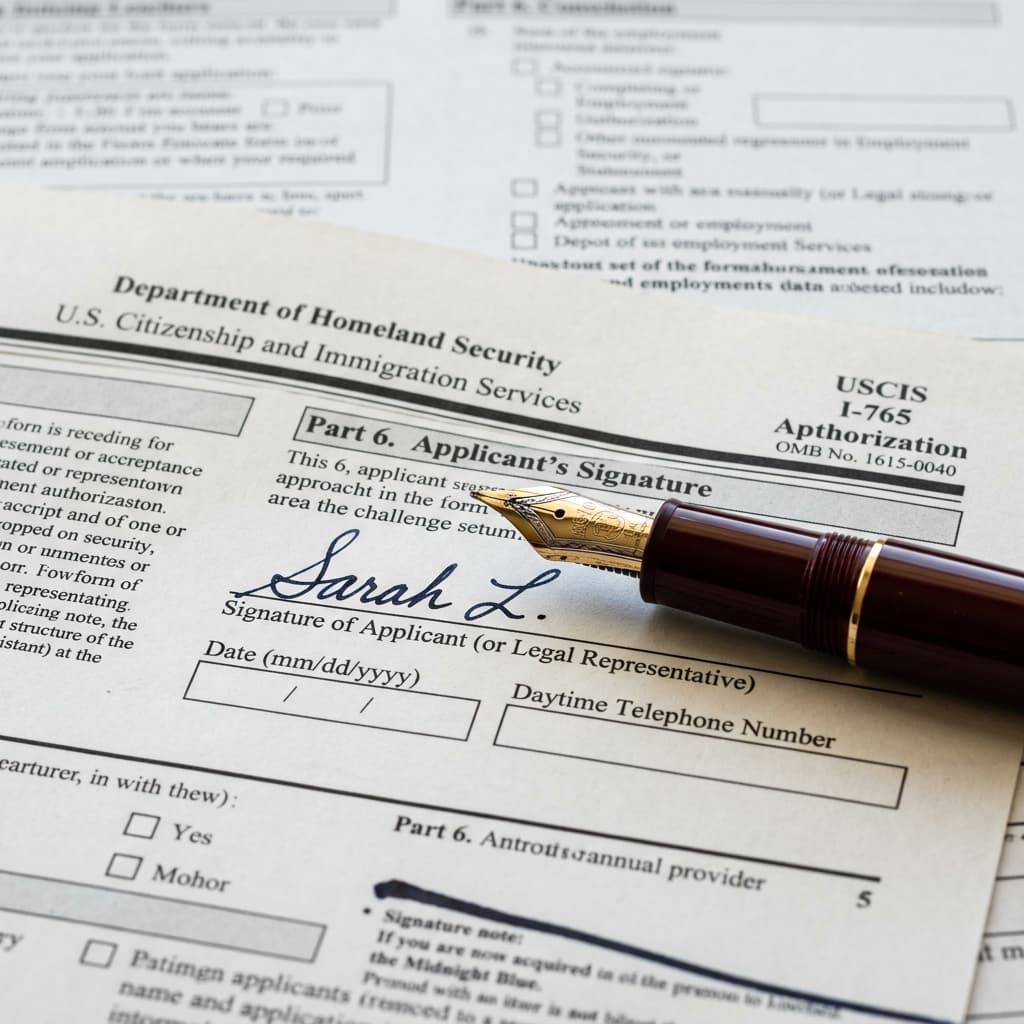 Fountain pen signing a government document